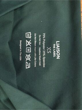 LIAISON THE LABEL XS Bridge Pant Forest Green